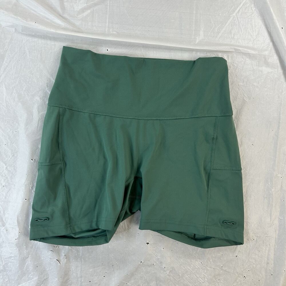 Gymshark Legacy Ruched Tight Shorts Green Size Large